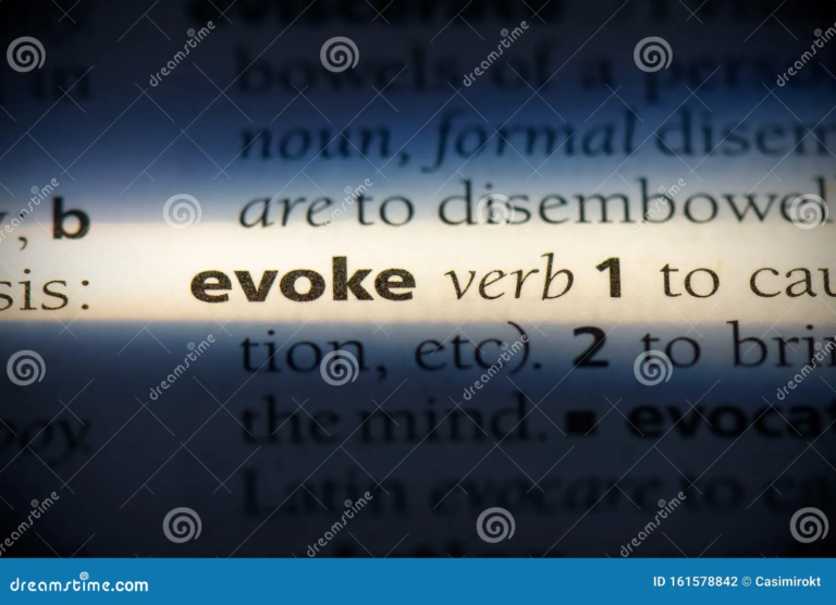 evoke meaning