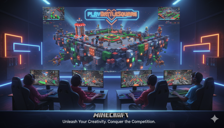 Minecraft PlayBattleSquare