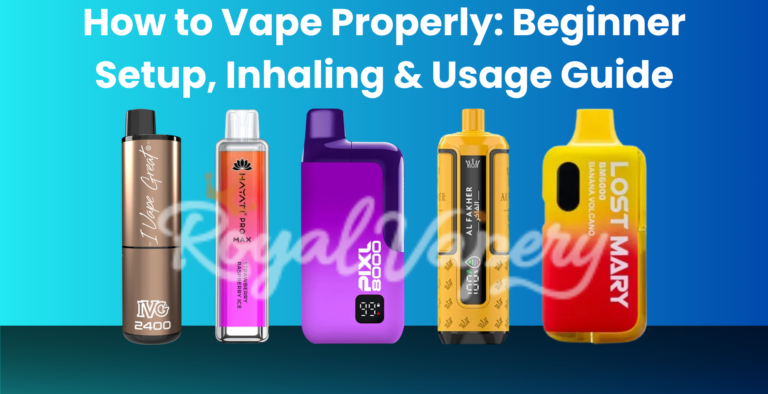 How to Vape Properly: Beginner Setup, Inhaling & Usage Guide