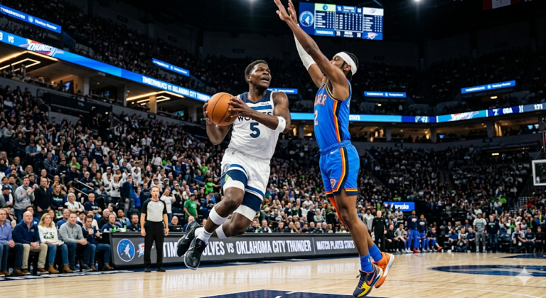 timberwolves vs oklahoma city thunder match player stats