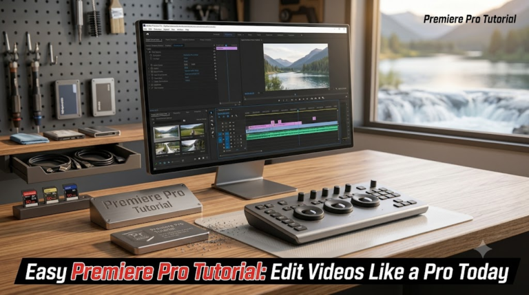 Easy Premiere Pro Tutorial: Edit Videos Like a Pro Today Premiere Pro Tutorial